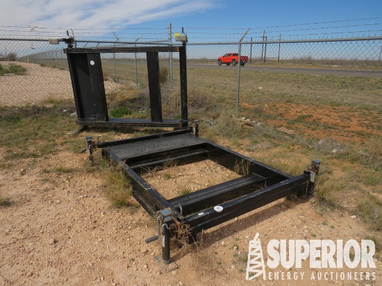 (2) 5'10"W x 7'6"L Adjustable Height Skids w/(4) H