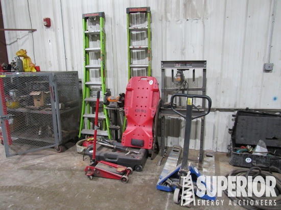 CENTRAL MACHINE 20-Ton Shop Press, (2) LITTLE GIAN