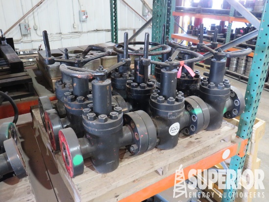 (9) JF 2-1/16" 5000# Gate Valves w/FF Trim (UNUSED