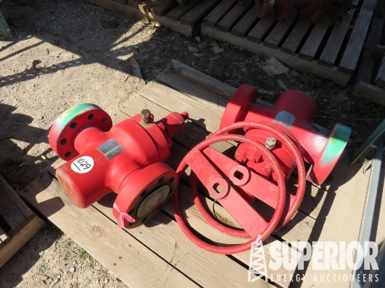 (2) 2019 FC Style 3-1/8" 5000# Gate Valves w/EE Tr