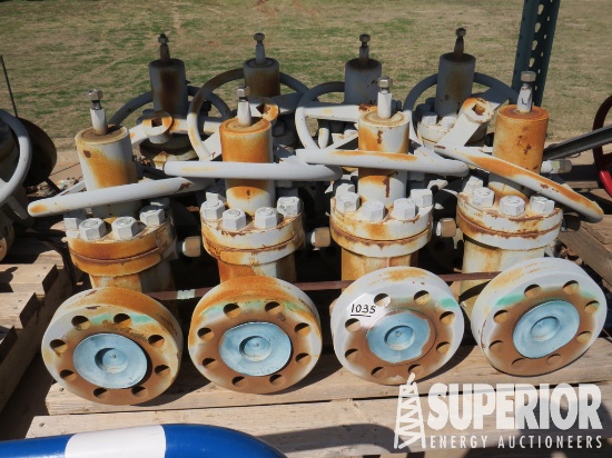 (8) 2019 IRONFLO 2-1/16" 5000# Expanding Gate Valv