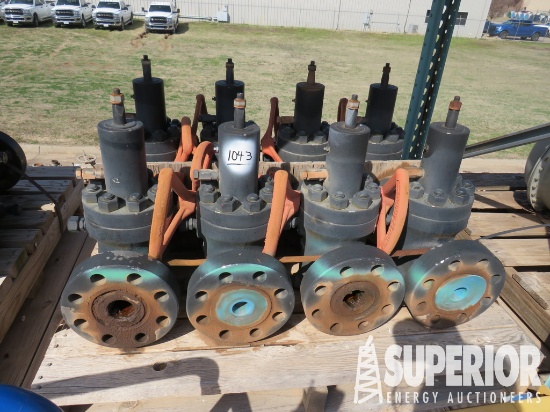 (8) 2018 JF 2-1/16" 5000# Manual Gate Valves w/FF