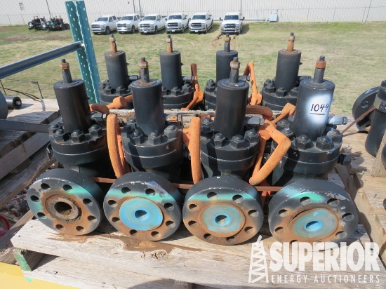 (8) 2018 JF 2-1/16" 5000# Manual Gate Valves w/FF