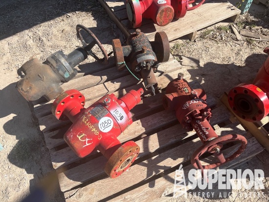 (4) Gate Valves, FC Type 2-1/16" 10,000#, 2-1/16"