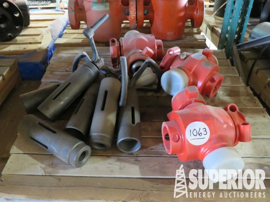 (3) I-FLO 2" Fig. 1502 Plug Valves, (6) Manual Ove