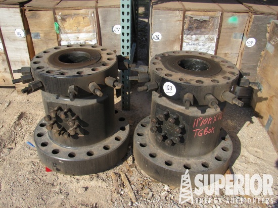 Tubing Head, 11" 10,000# x 7-1/16" 15,000# w/(2) 1