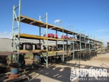 (14) Sections, 140' of Warehouse Pallet Shelves, 1
