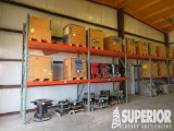 (16) Sections, 128' of Warehouse Pallet Shelves, (