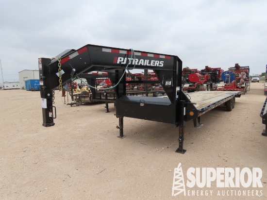 (x) 2022 PJ T/A Gooseneck 32' Trailer, VIN-4P53F41