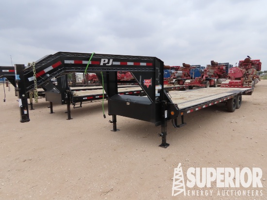(x) 2022 PJ T/A Gooseneck 28' Trailer, VIN-4P53F37