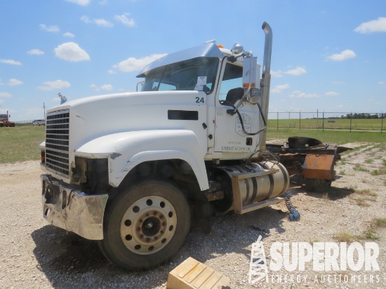 (x) (2-38) 2013 MACK 600 T/A Vacuum Truck Tractor,