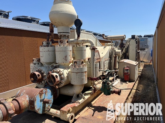 ELLIS WILLIAMS 15W-600 Duplex Mud Pump, S/N-EW184,
