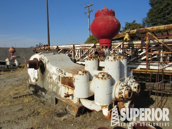 EMSCO D-500 Duplex Pump w/ Cast Fluid End & Quick