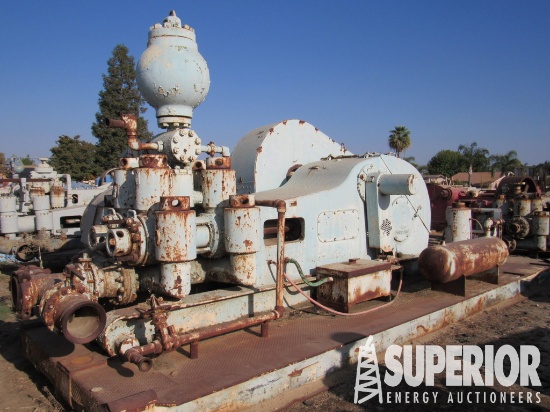 EMSCO D-500 Duplex Pump w/ MATTCO Forged Steel Flu