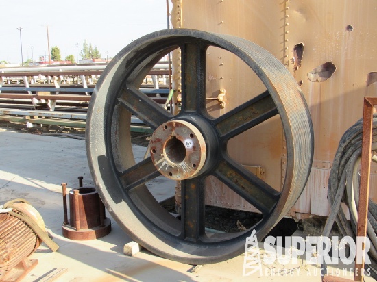 71"Dia 8V-20 Groove Bullwheel & (2) QD Hubs