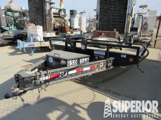 (x) 2017 PJ MFG 8'6"W x 20'L T/A Bumper Hitch Util