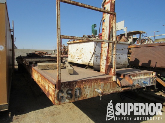 (x) 1996 SPCNS 8'W x 38'L T/A Catwalk Trailer, VIN