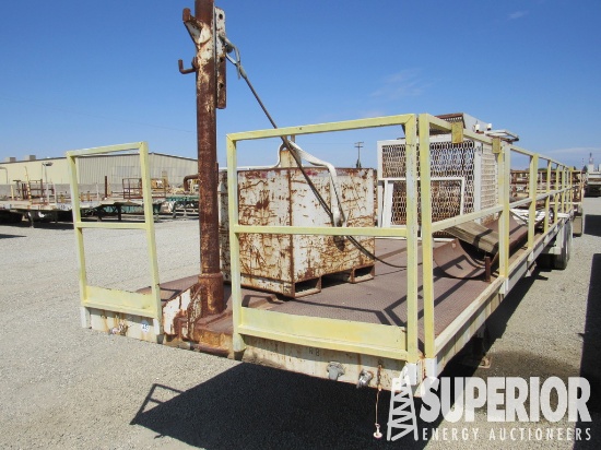 (x) 1980 AZTEC 8'W x 48'L T/A Catwalk Trailer, VIN