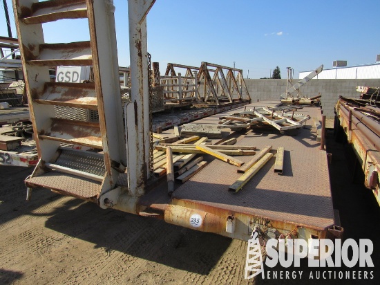 1979 UTILITY 8'W x 42'L T/A Catwalk Trailer, VIN-7