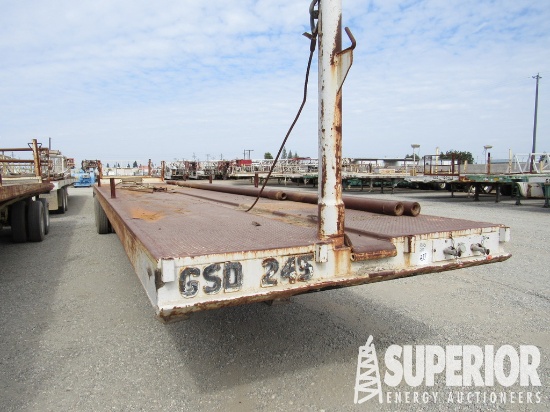 (x) 2000 SPCNS 8'W x 40'L T/A Catwalk Trailer, VIN