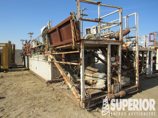 4'H x 8'W x 30'L 170-Bbl Mud Tank w/ SS Tank, Top