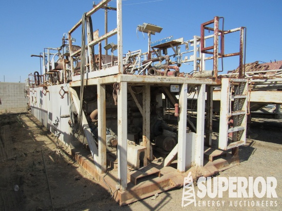 5'H x 9'6"W x 37'L 315-Bbl Mud Tank w/ SS Tank, To