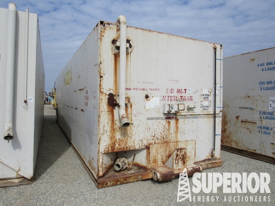 9'H x 8'10"W x 36'L 510-Bbl S/A Portable Open Top