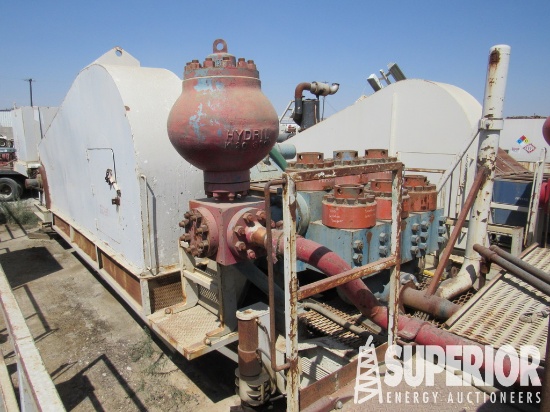 NATIONAL 8-P-80 Triplex Mud Pump w/ Forged Steel F