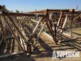 (4) 28'L Triangular Pipe Racks, (2) 62