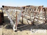 (4) 28'L Triangular Pipe Racks, (2) 65
