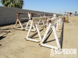 (4) Triangular Pipe Racks, (2) 48