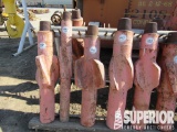 (4) Spiral Welded Blade Stabilizers, Approx 11-5/8