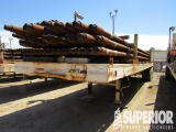 (x) 1957 FRUHAUF 8'W x 36'L T/A Float/Pipe Trailer