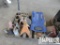 (3) Floor Jacks, (8) Jack Stands, Battery Charger,