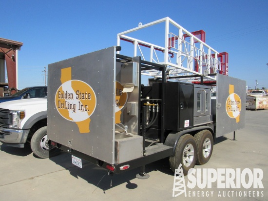 (x) Custom-Built Portable Gas Broiler/BBQ Pit