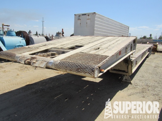 1981 VULCAN LB-50 45'OAL 3-Axle Folding Neck Oilfi