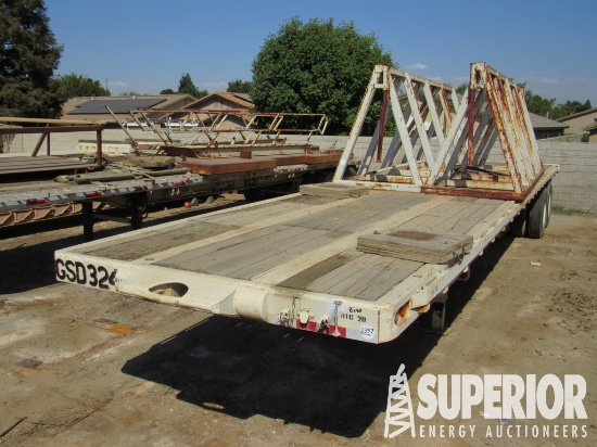 (x) 1981 NABORS 8'W x 40'L T/A Oilfield Float, VIN