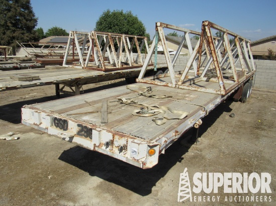 (x) 1957 FRUEHAUF 8'W x 40'L T/A Float, VIN-CA9418