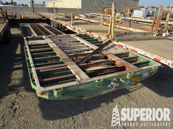 (x) 1984 UTILITY 8'W x 42'OAL T/A Step Deck Traile