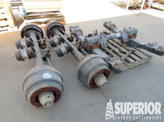 HUTCH IND Trailer Suspension, (2) AXN Trailer Axle