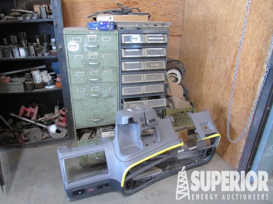 (2) Metal Parts Cabinets & Contents, Truck & Trail