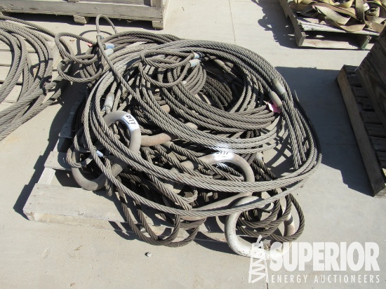 (4) 3/4" Wire Rope 4-Part Lift Slings