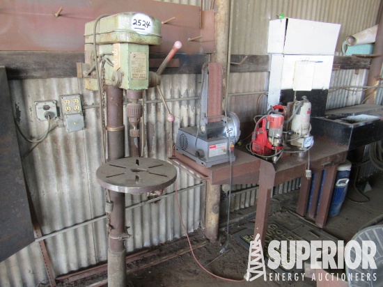 TRANSPOWER TP-1600F Floor Drill Press, DAYTON 4" x
