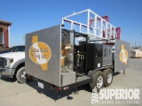 (x) Custom-Built Portable Gas Broiler/BBQ Pit