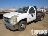 (x) 2011 GMC 3500HD S/A Dually Flatbed Truck, VIN-