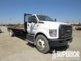 (x) 2018 FORD F-650 Super Duty S/A Flatbed Truck,