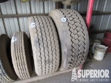 445/65R22.5 Steering Tire (UNUSED) w/ Steel Budd &