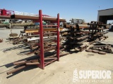 (5) Steel Material Racks & Contents, Plate Steel,