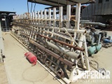 6'H x 28'L 2-Sided Material Rack w/ (6) Rows of Ru