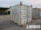 10'L Shipping Container w/Parts Shelves,